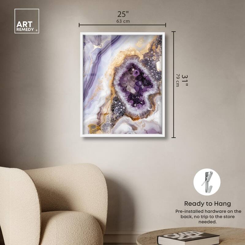 Amethystine Dream II Shadowbox by Art Remedy