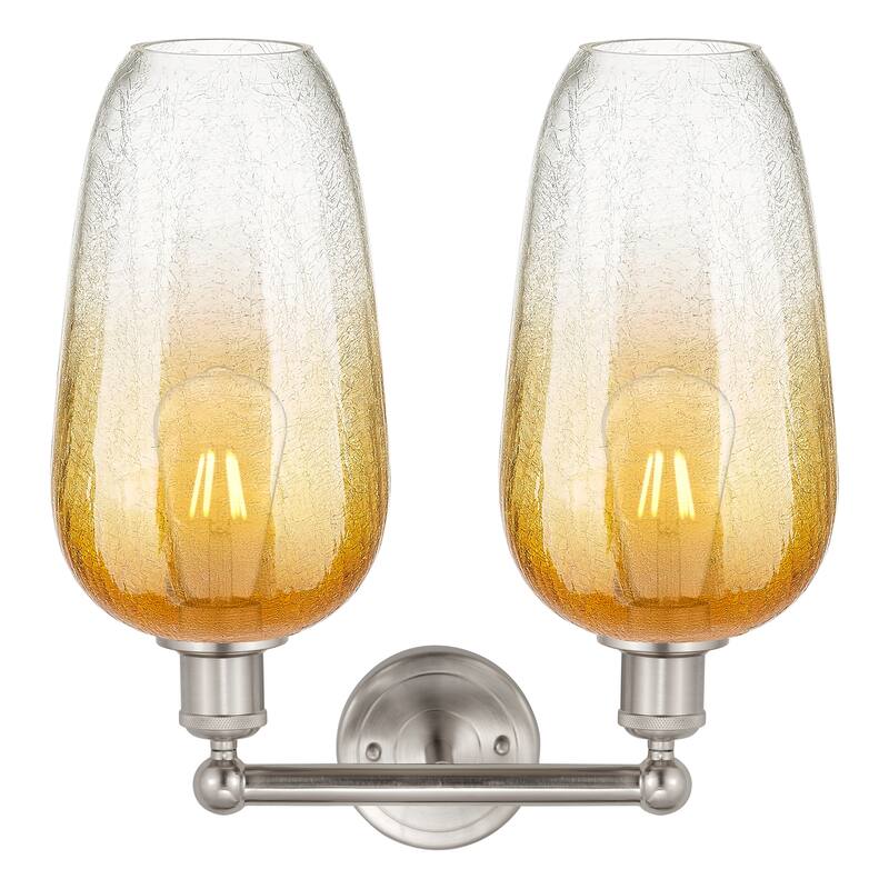 Innovations Lighting Endless Possibilities Edison - Brookhaven Flute - 2 Light 16" Bath Vanity Light