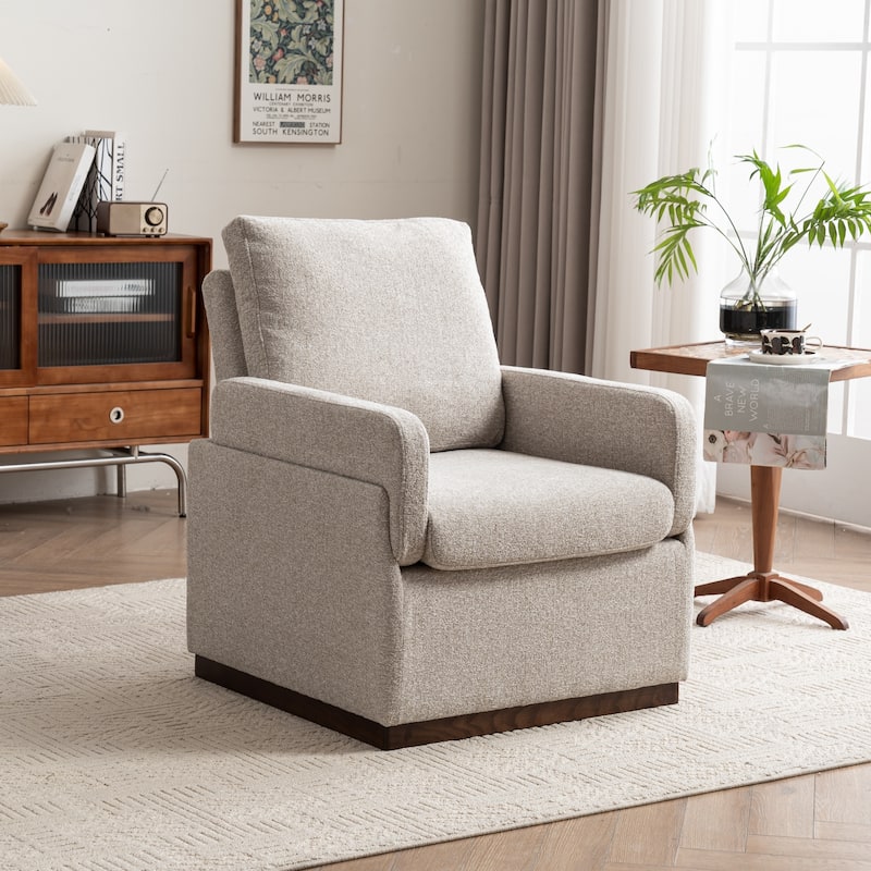 Accent Chair, Oversized Armchair, Modern Comfy Reading Chair