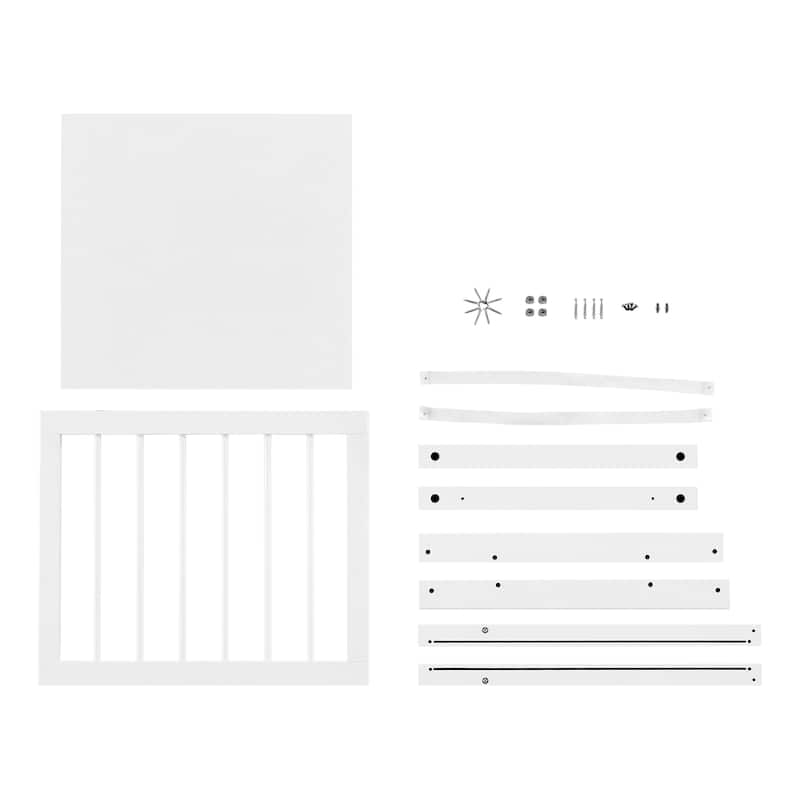 Danya B. Folding Wall Mounted Drying Rack - White