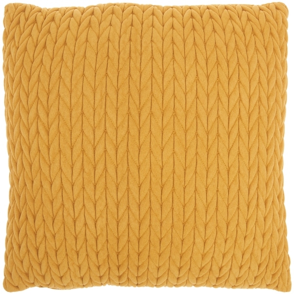 chunky knit throw pillow