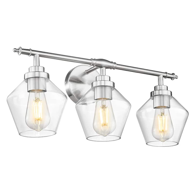 3/4-Light Modern Bathroom Vanity Light