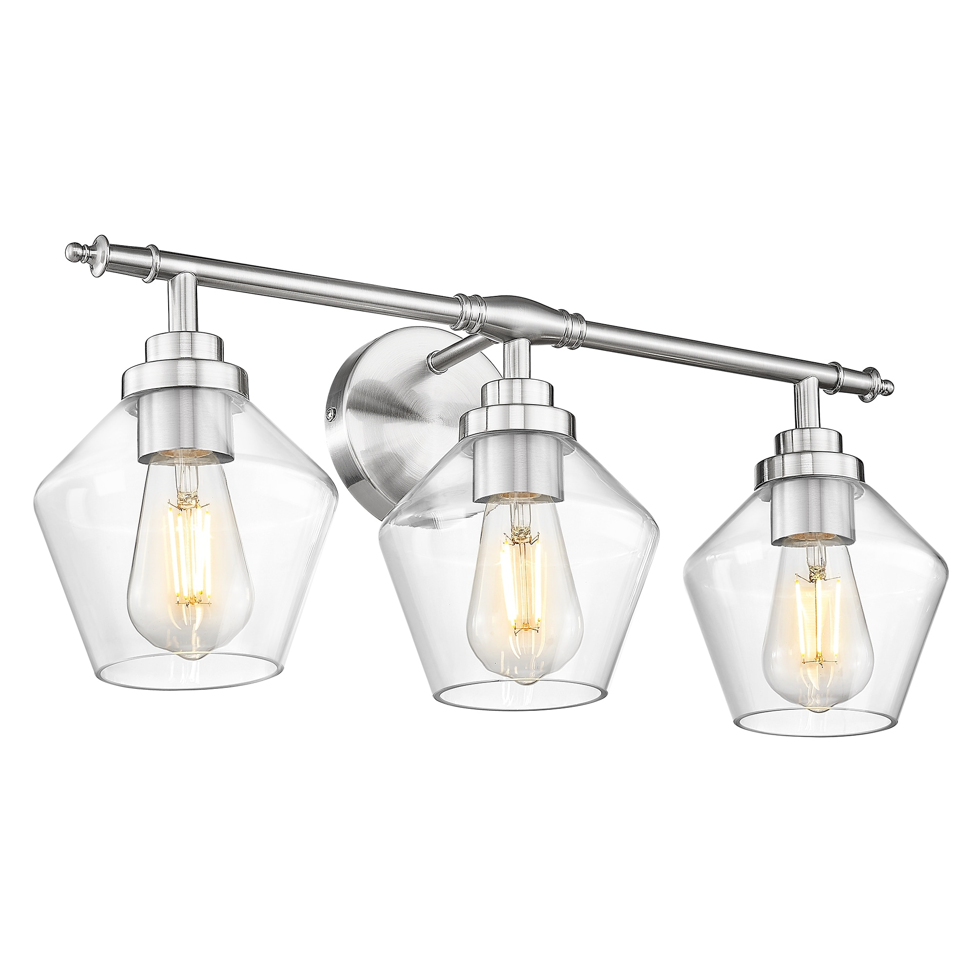 3/4-Light Modern Bathroom Vanity Light