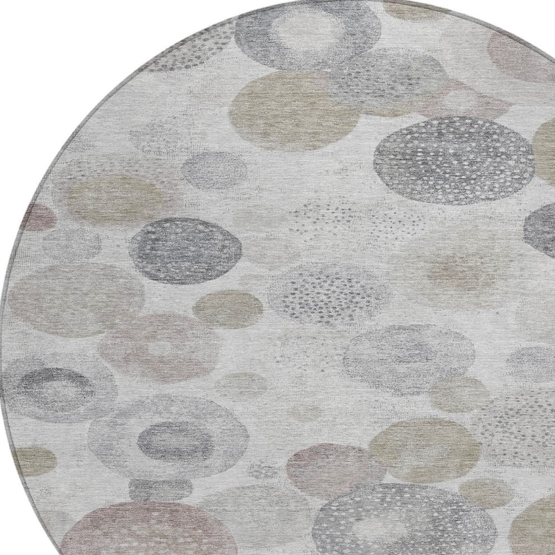 HomeRoots Geometric Transitional Rectangle Outdoor Rug
