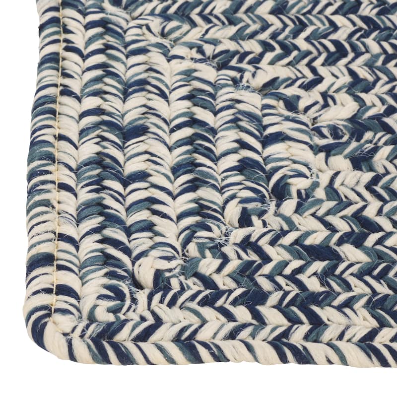 SAFAVIEH Zyta Handmade Braided Stair Treads - Non-Slip Stair Rugs for Hallways & Entryways