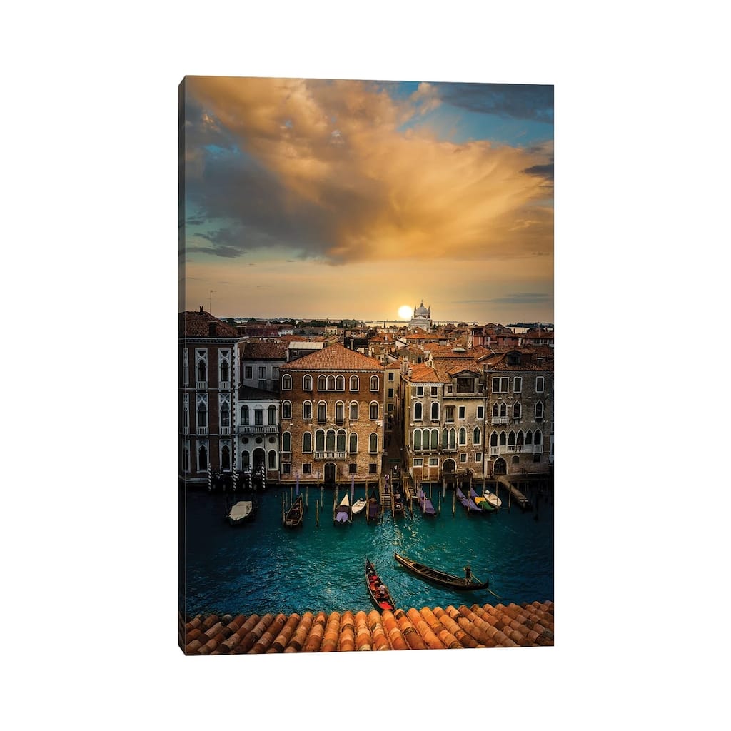 iCanvas "Sunset In Venice" by Enzo Romano Canvas Print