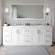 Option White / Giotto Quartz Top / Brushed Nickel