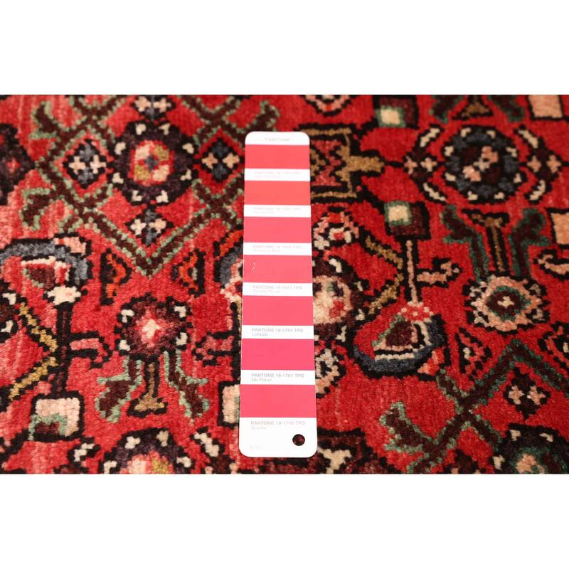 ECARPETGALLERY Hand-knotted Andelz Light Red Wool Rug - 2'9 x 9'1