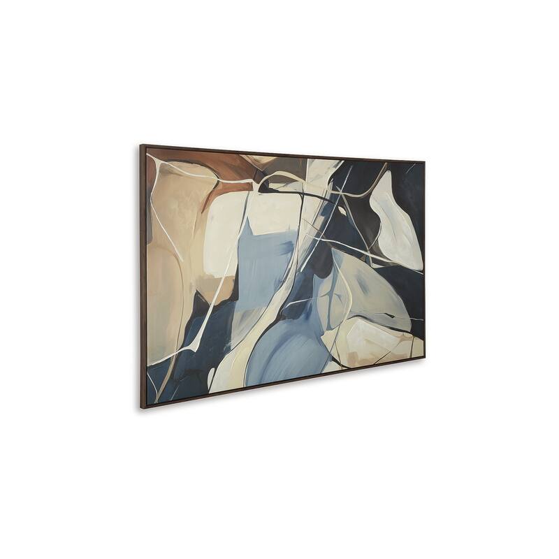 Signature Design by Ashley Avalen Blue/Beige Wall Art