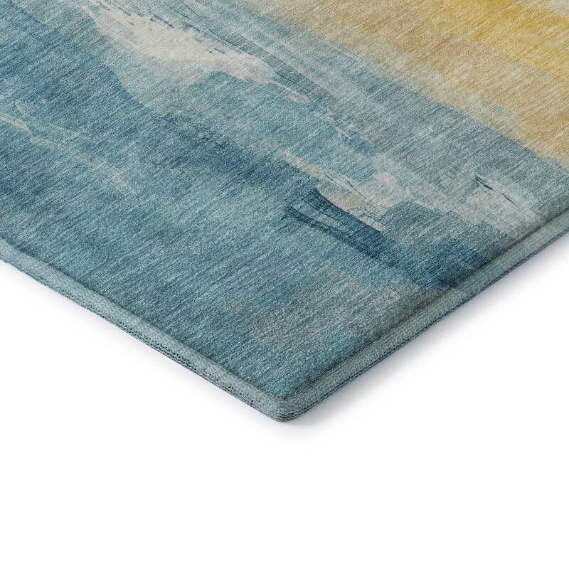 Premium Washable Super Soft Modern Watercolor Mayfield Rug