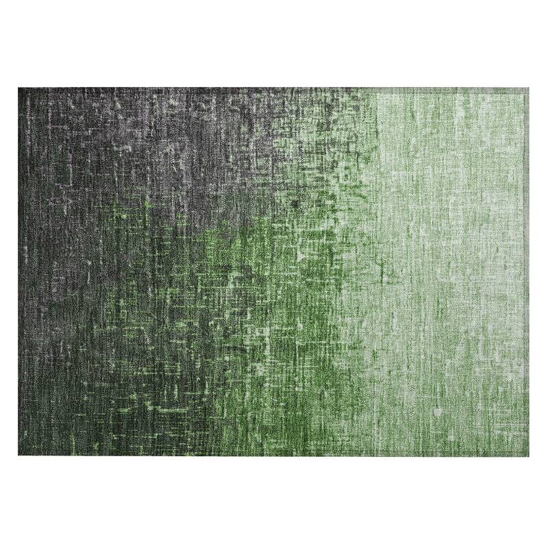 Machine Washable Indoor/ Outdoor Ombre Texture Chantille Rug