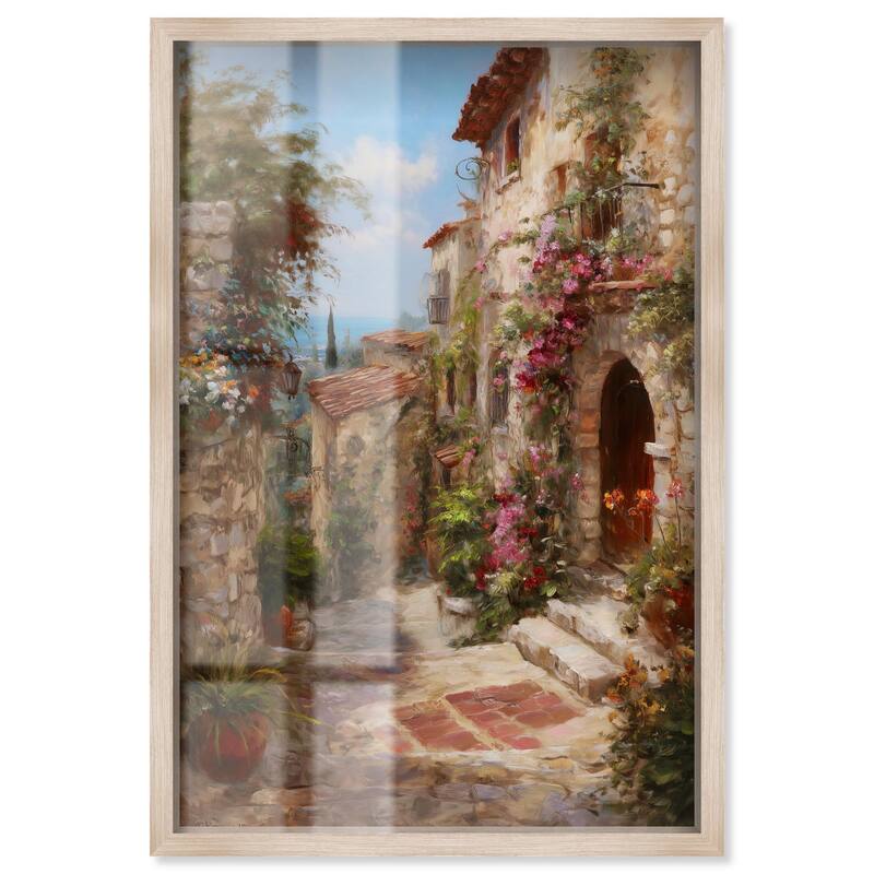 Mediterranean Charm I Shadowbox by Art Remedy - Natural - 20" x 30"
