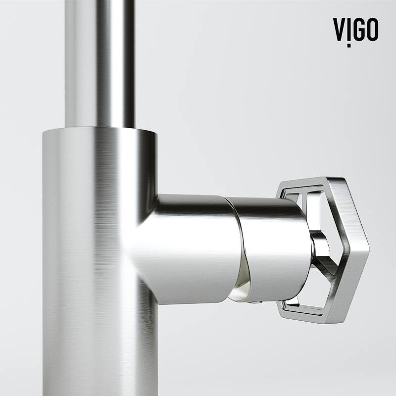 VIGO Ruxton 9" H Single Handle Single Hole Bathroom Faucet