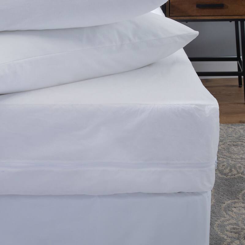 Home Details Twin Size Premium Zippered Mattress Protector