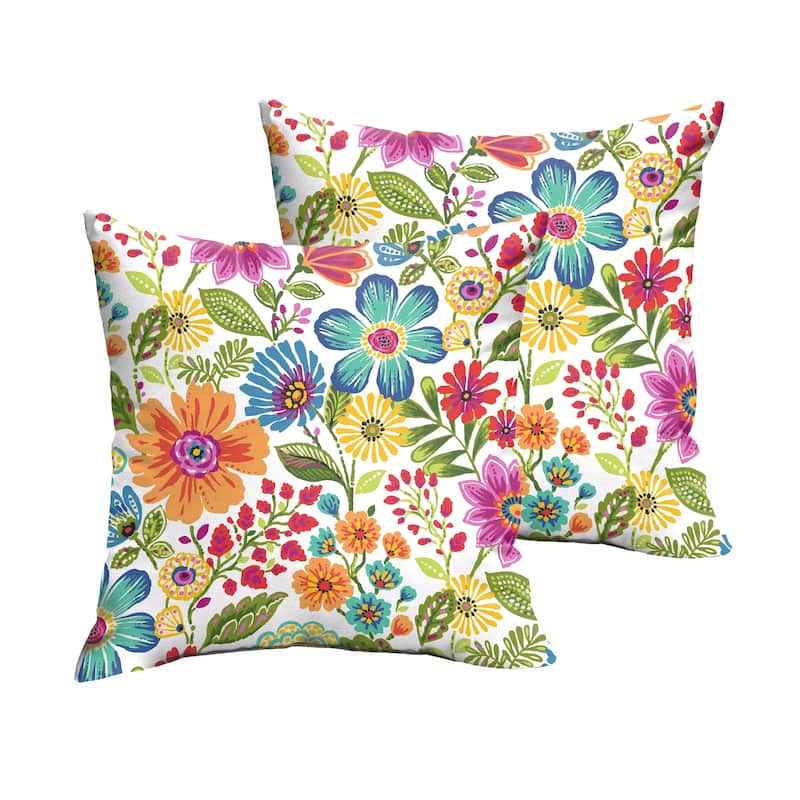 Sorra Home Outdoor Knife Edge Pillow Set of 2 - Gregoire Prima