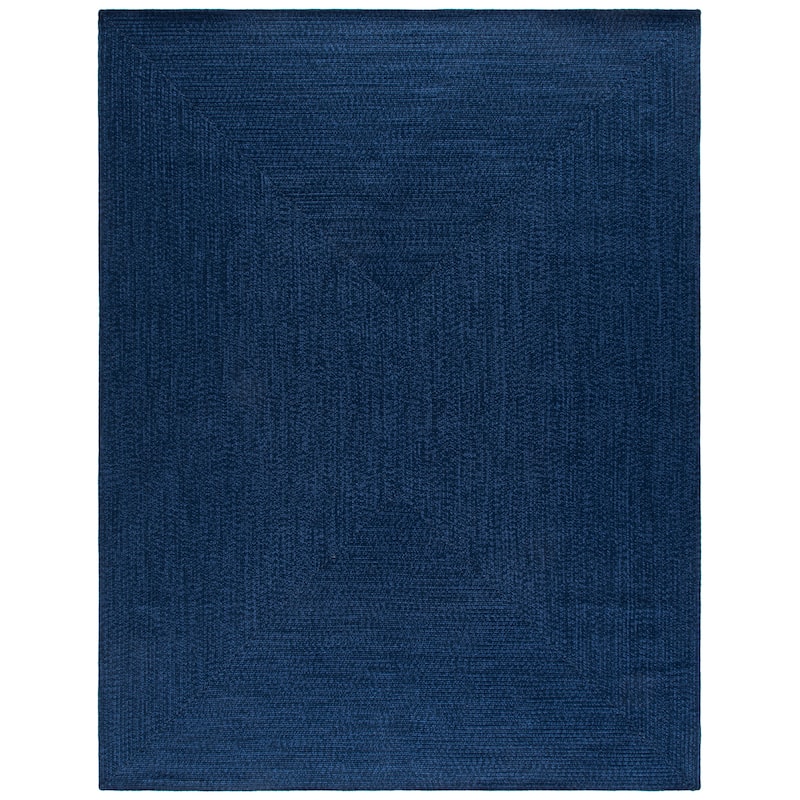 SAFAVIEH Handmade Braided Shabana Casual Lavada Rug - 8' x 10' - Navy