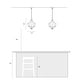 preview thumbnail 13 of 12, Modern Gold 3-Light Candle Chandelier Foyer Pendant Lights for Kitchen Island