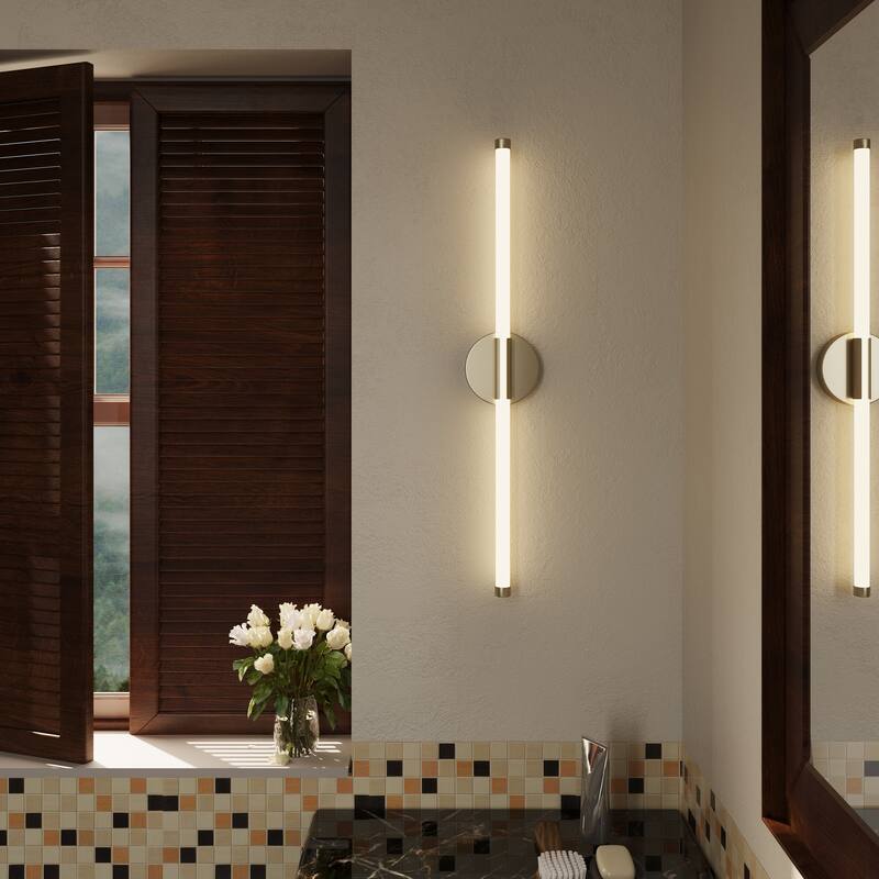 Modern 1-Light LED Bathroom Vanity Light Fixture