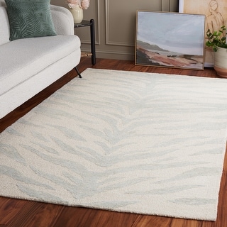 SAFAVIEH Handmade Ebony Hanh Modern Wool Rug