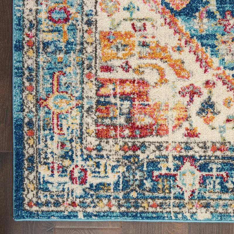 Copper Grove Alsleben Vintage Persian Floral Medallion Area Rug
