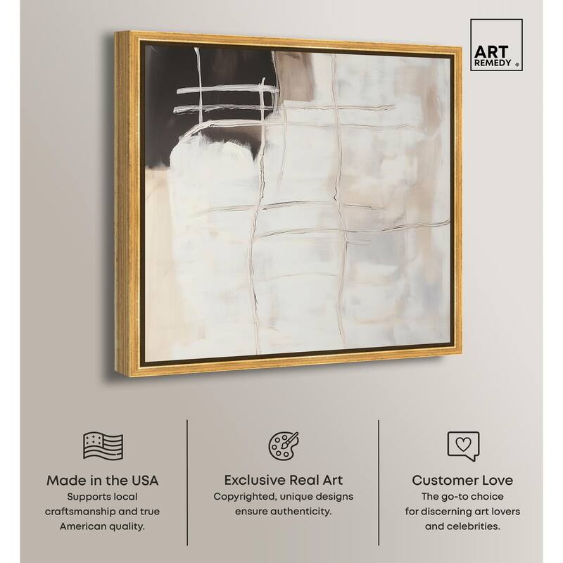 Gestural Glyphs II Canvas by Art Remedy