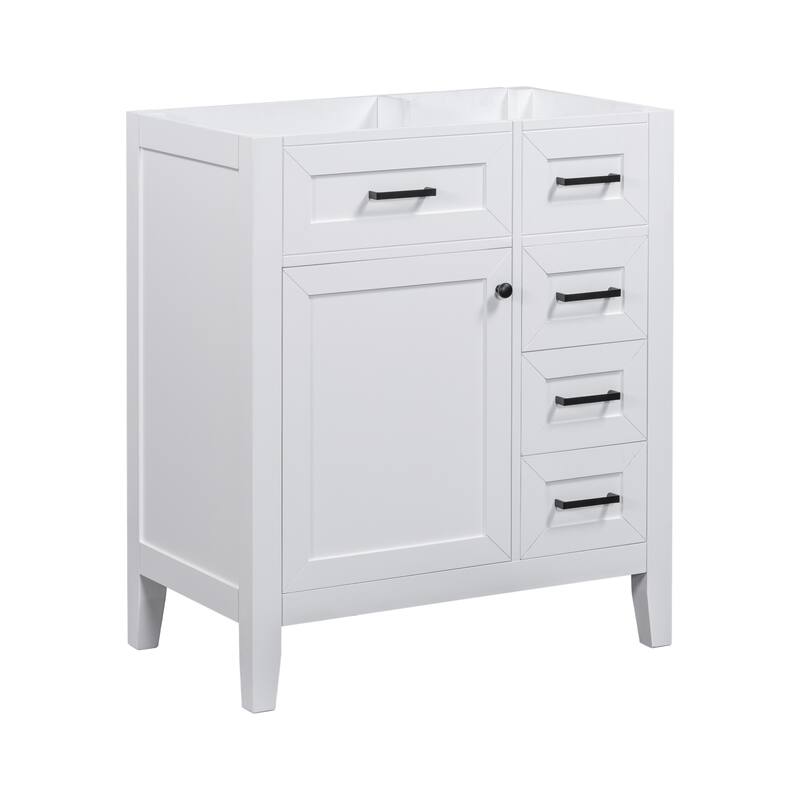 30" Bathroom Vanity with Solid Frame and MDF Board