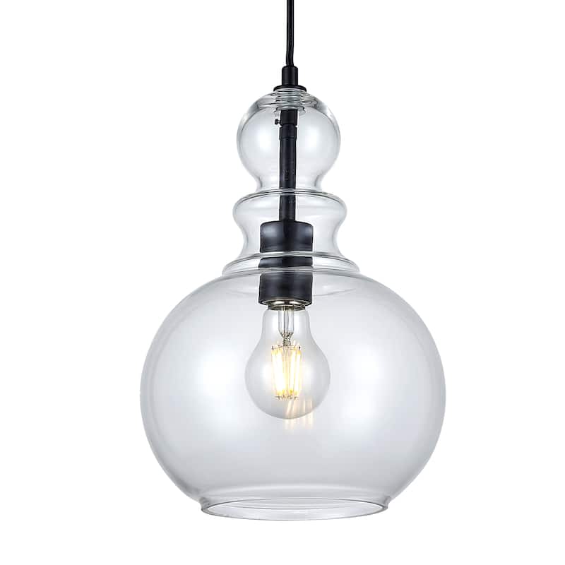 1 LT Pendant with Clear Glass Shade 75W BULB NOT INCLUDE