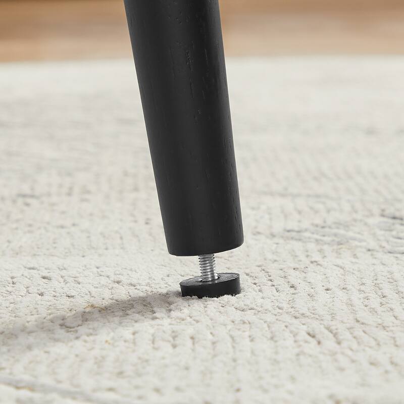 Art Leon Set of 2 Upholstered Accent Dining Chairs with Solid Wood Frame