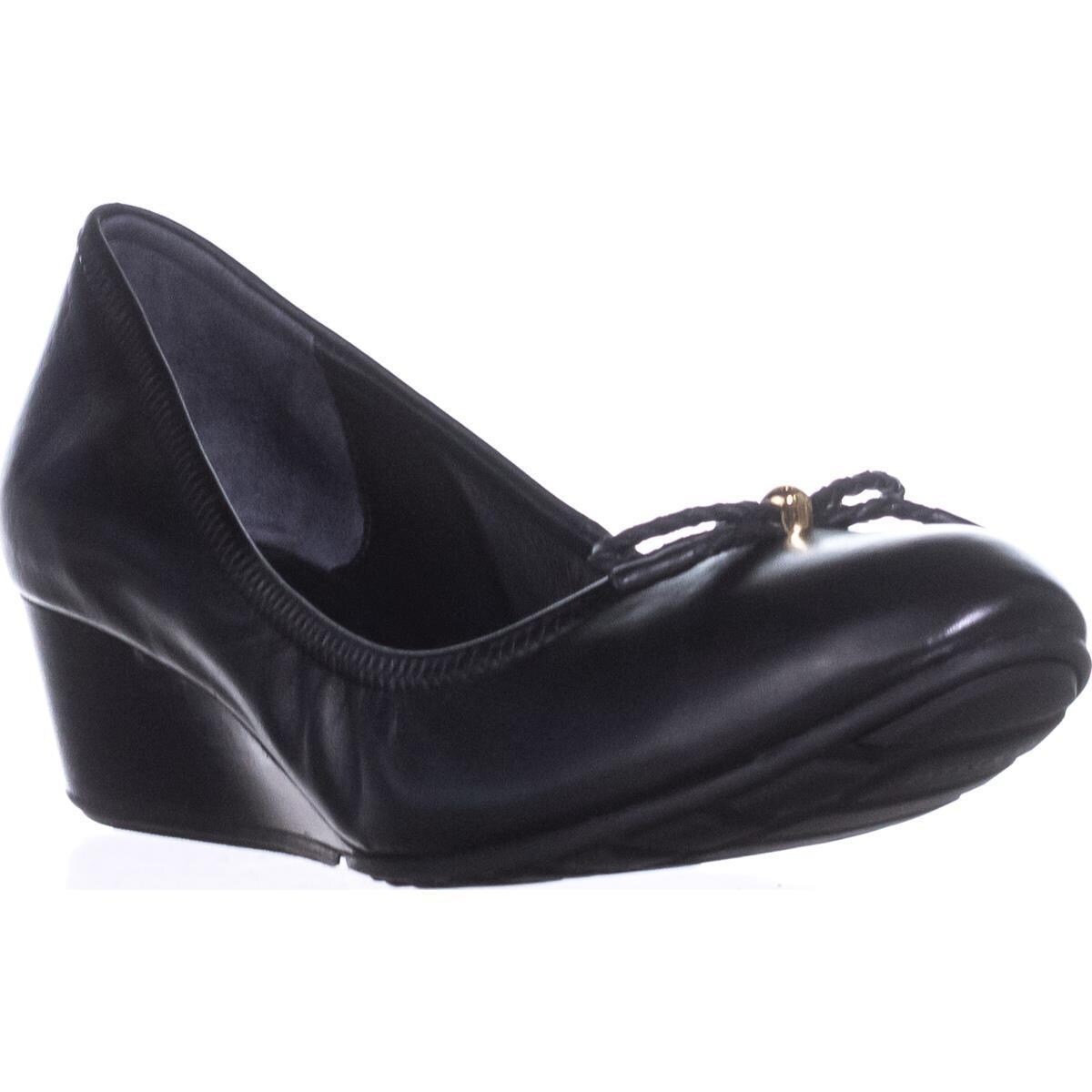 tali grand bow wedge pumps