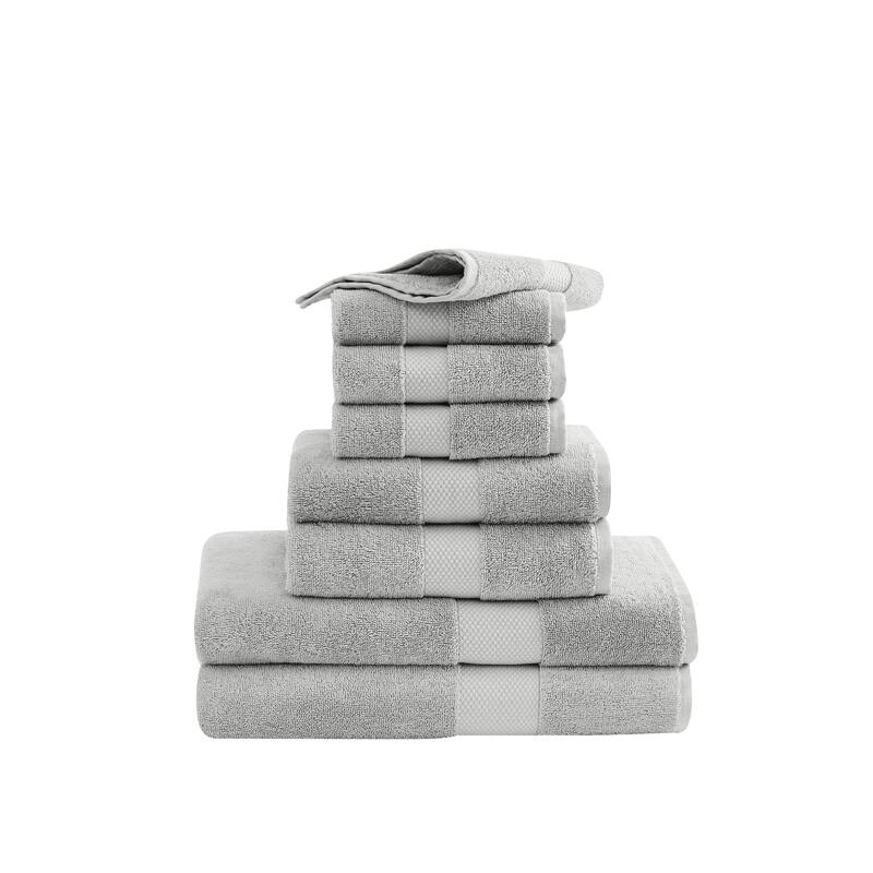 Christian Siriano NY Plush Turkish Cotton 8 Piece Towel Set
