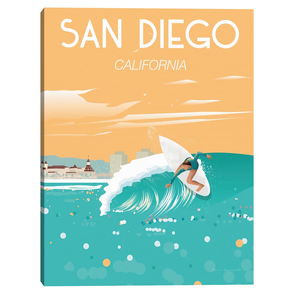 San Diego Canvas Art Print