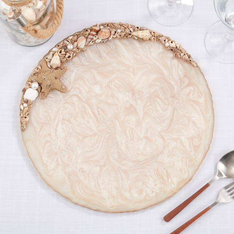 Resin Enchanted Seashell Placemat (Set of 4)