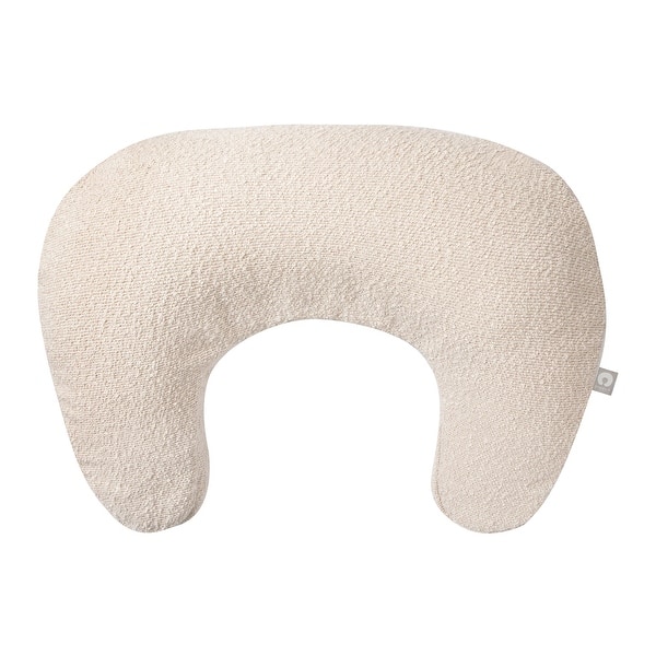 slide 2 of 10, Boppy New Luxe Nursing Pillow Oatmeal Boucle