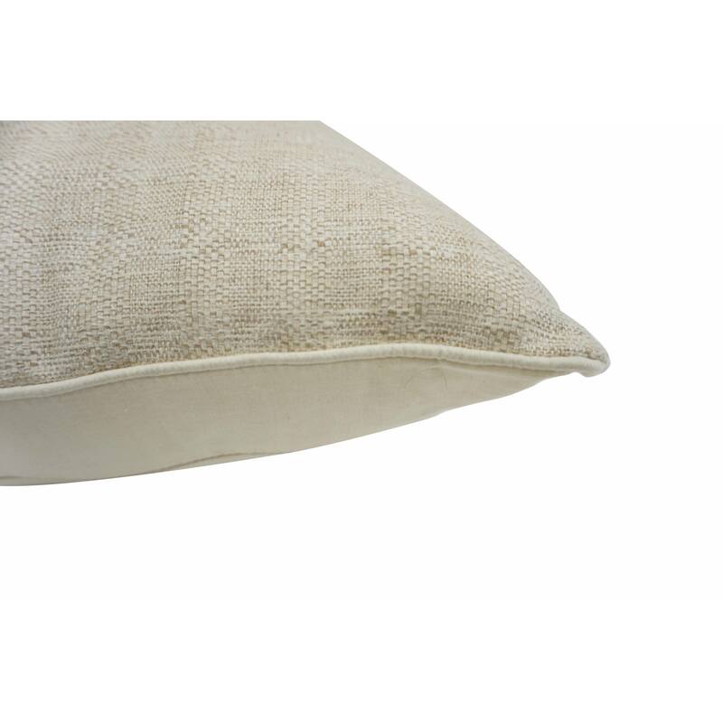 Home&Manor Templin Vintage Raw Silk Pillow 18"