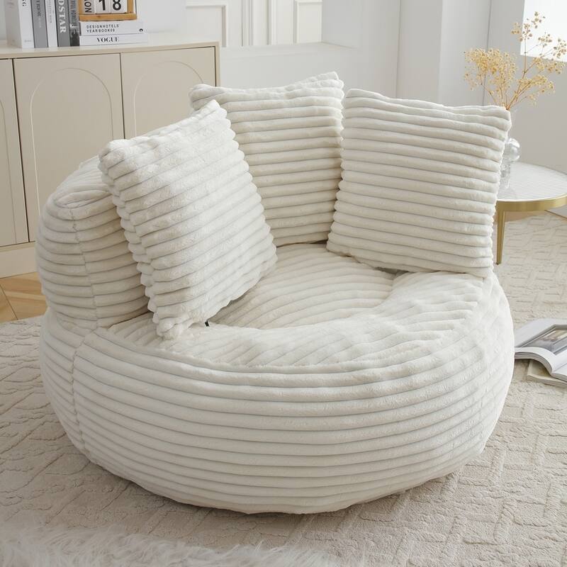 Oversized High Back Bean Bag Couch Chair Living Room Bedroom Office