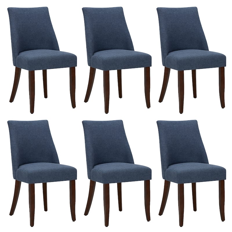 RENEWLINE Contemporary Dining Chair（Set of 2/4/6 - Upholstered Backrest & Wood Frame