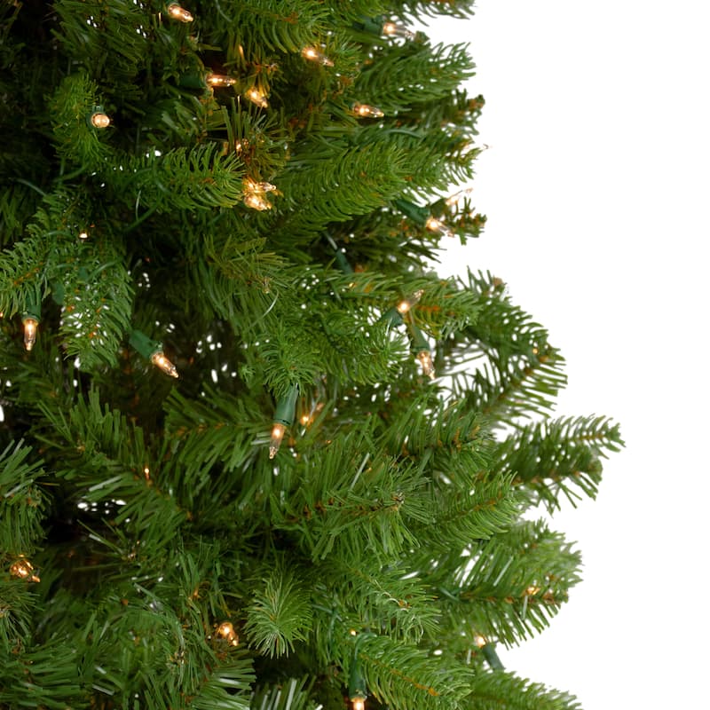 7.5' Pre-Lit Palisades Fir Artificial Christmas Tree - Clear Lights