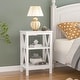 preview thumbnail 11 of 11, Modern Nightstand with 3-Tier Storage Shelves, Nightstands Set of 2