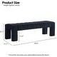 preview thumbnail 32 of 101, Upholstered Bedroom Bench Tufted Entryway Bench Modern End of Bed Bench Dining Bench with Gold/Black Metal Legs for Window