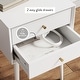 preview thumbnail 72 of 82, Nathan James Harper 2-Drawer Mid-Century Side Table