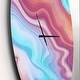 preview thumbnail 3 of 7, Designart 'Abstract Marbled Background' Oversized Modern Wall CLock
