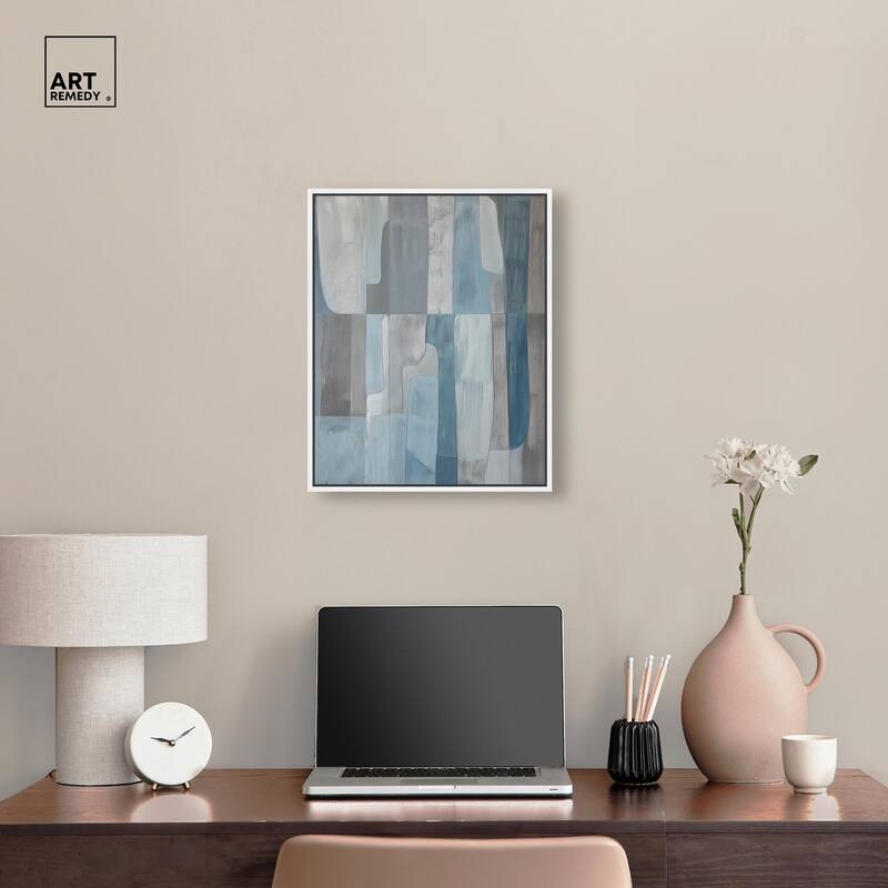 Tessellated Tones II Canvas by Art Remedy
