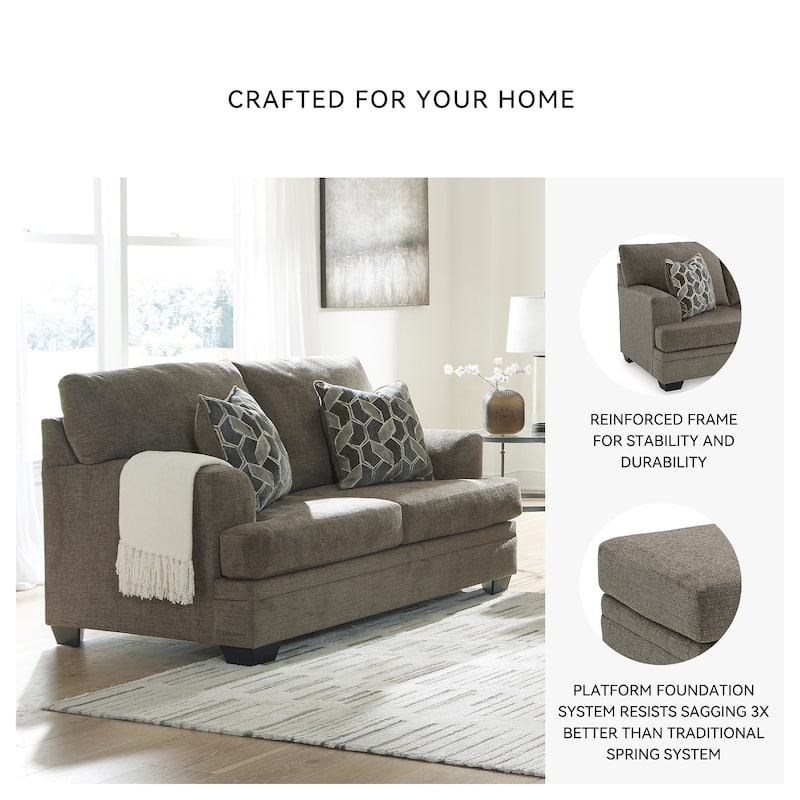 Signature Design by Ashley Stonemeade Loveseat - 67"W x 41"D x 39"H