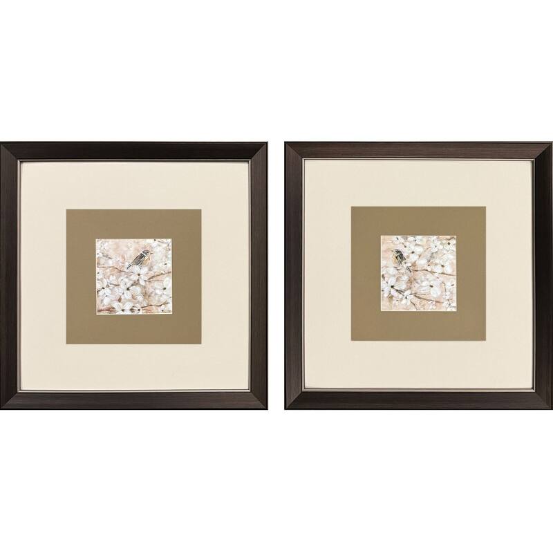 Paragon Fragrant Perch Framed Art - Set of 2