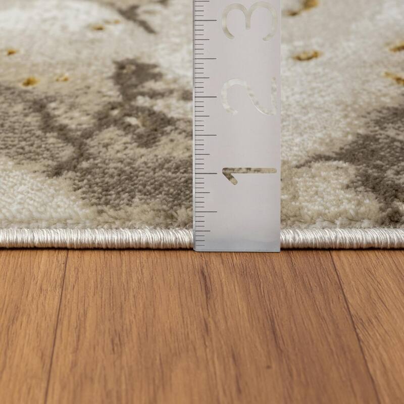 Luxe Weavers Marble Abstract Living Room Rug, Stain-Resistant Carpet