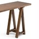 preview thumbnail 5 of 30, WYNDENHALL Hawkins Rustic Wood Console Table - 50 W x 16.5 D x 29.5 H
