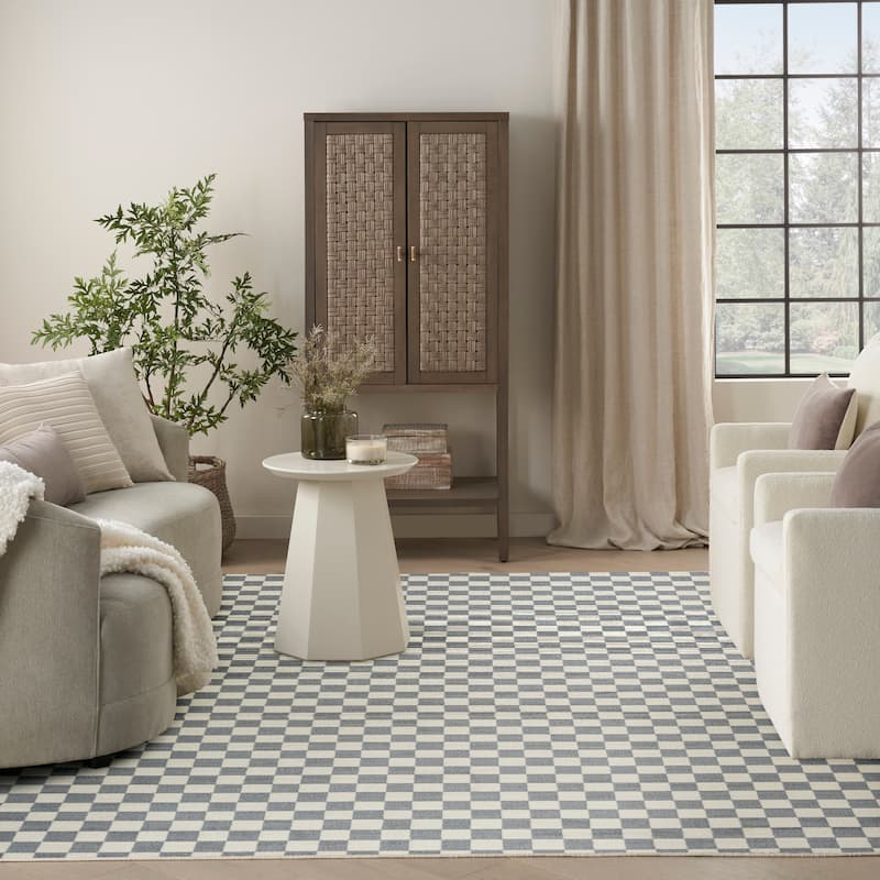 Nourison Serenity Home Indoor only Geometric Area Rug