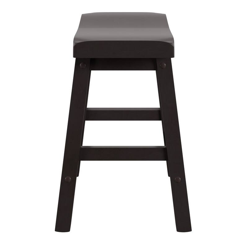 Salvador 18-in. Backless Saddle-seat Stools (Set of 2) by iNSPIRE Q Bold - Stool