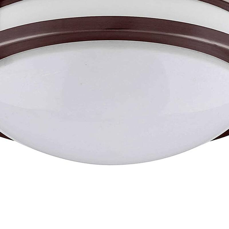 Amax Lighting 35W LED flush mount fixture in Brush Nickel Finish