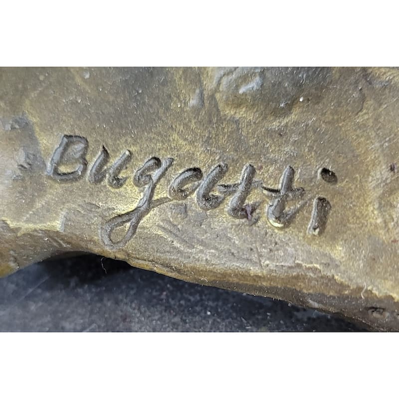 Fierce Wolf Howling Canine Bronze Sculpture Statue Art On Marble Base